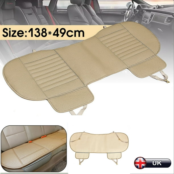 Universal Car Seat Pad Cushion Front+Rear Chair PU Leather Cover Mat 3pcs/Pack 